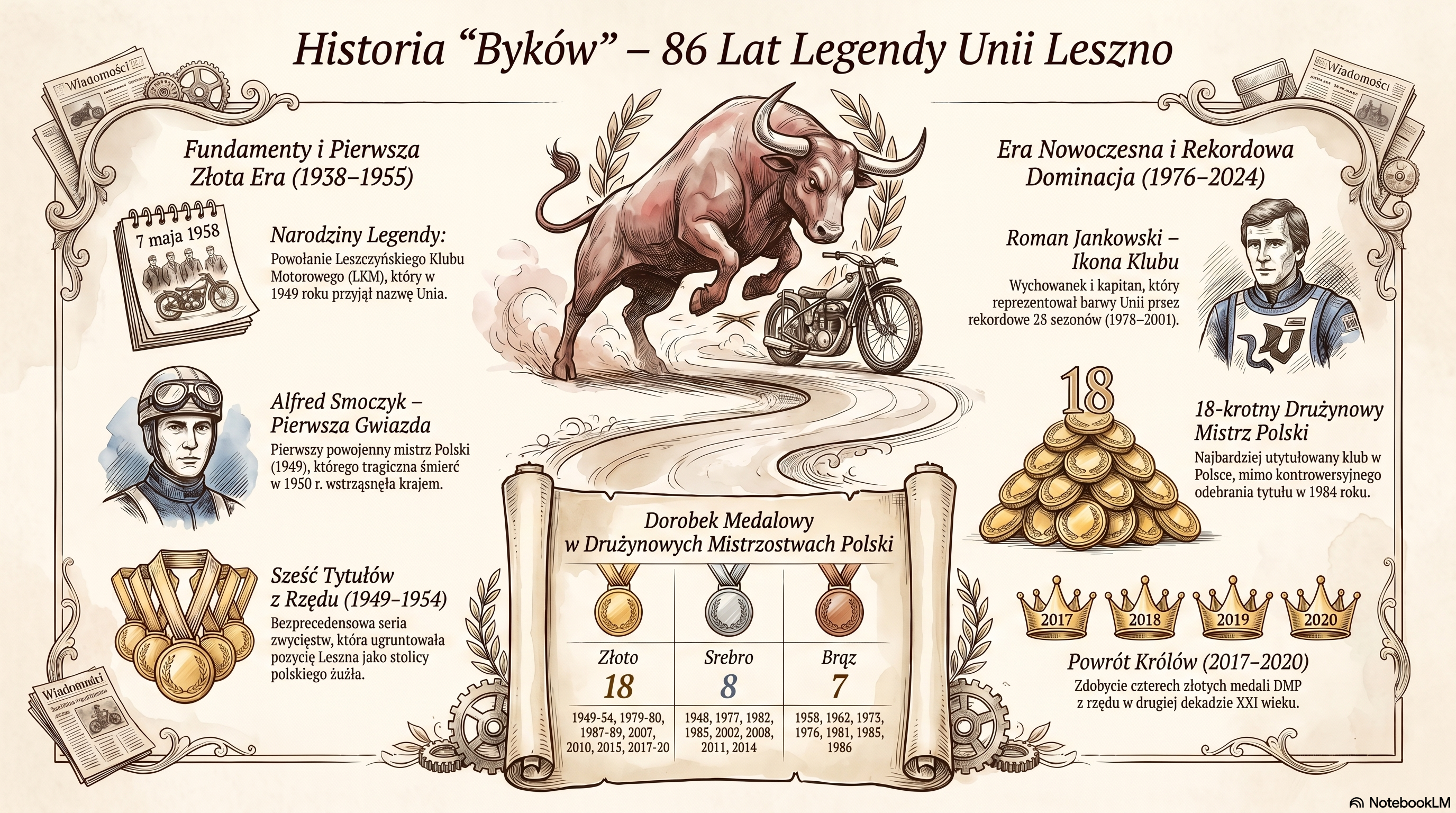 Unia Leszno Infografika - Styl Gazety
